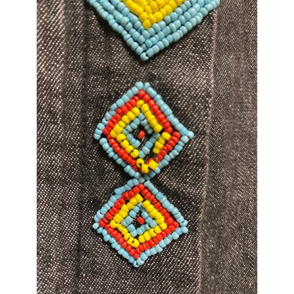 VTG Wrangler Authentic Western Apparel Womens S/M Long Sleeve with Bead Work - Picture 6 of 9